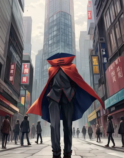 masterpiece, best quality, (sekibanki), headless, (solo), (city) <lora:sekibanki-000010:0.6>,