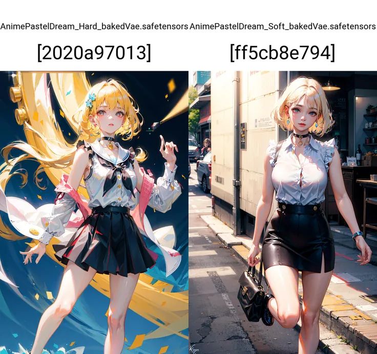 best quality, ultra high res, (photorealistic:1.4), 1woman, sleeveless white button shirt, black skirt, black choker, cute, (Kpop idol), (aegyo sal:1), (platinum blonde hair:1), ((puffy eyes)), looking at viewer, full body, facing front