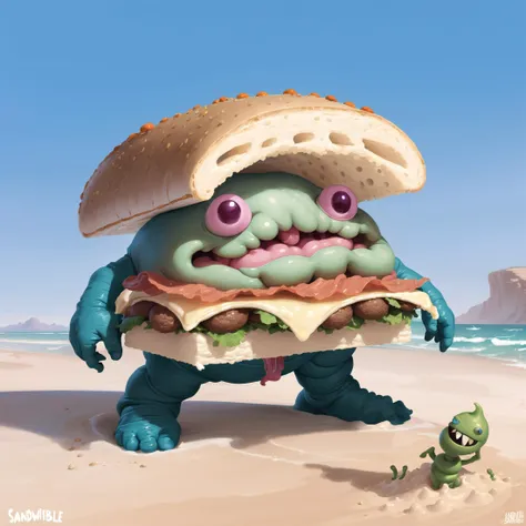 gross sandwibble<lora:EnvyMonsterXL01:1>