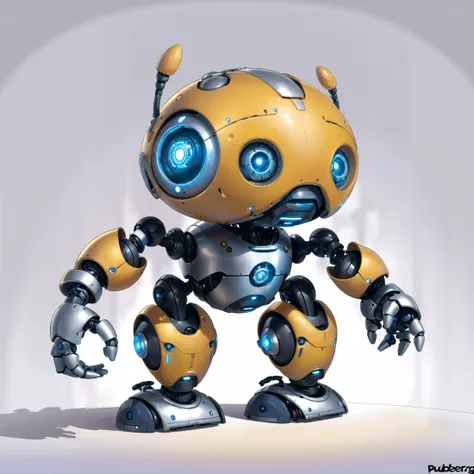 robotic pudderg<lora:EnvyMonsterXL01:1>