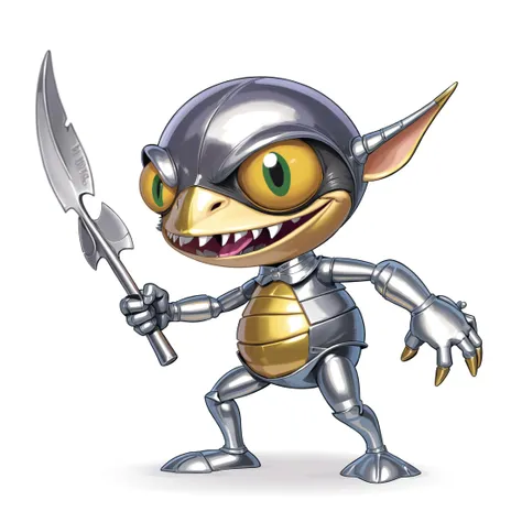 metallic narglesnaggler<lora:EnvyMonsterXL01:1>