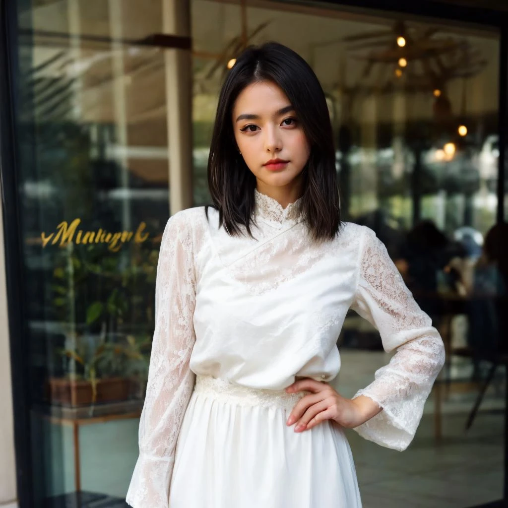 girl03, photographed on a Nikon Z7 II Mirrorless Camera,120mm F/4 wide-angle
best quality, masterpiece, ultra detailed, cowboy shot, flowing, 3dmm, ink sketch, color ink, ink rendering, octane render, pastels, rice paper, 1girl, beautiful detailed eyes, (alternate hairstyle), ultra detailed hair, graceful, (charming), (delicate), pretty, cute, lace dress, character in the center of the frame, rhythm, fantasy, looking at viewer,
<lora:more_details:0.3> <lora:add_detail:0.3> <lora:girl03_SDLife_Chiasedamme_v1.0:0.62>