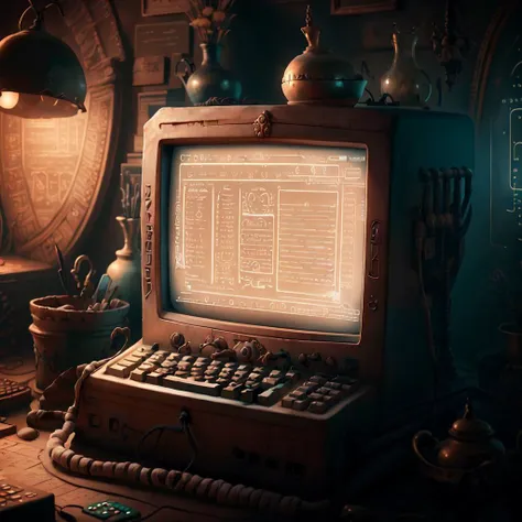 <lora:OldEgyptAI:.8> OldEgyptAI,
computer