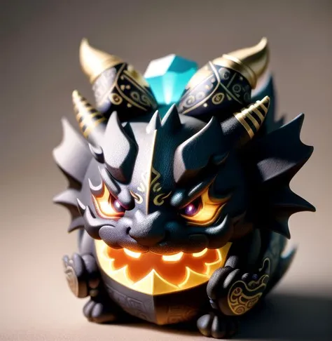 3d render, traditional dragon head on the wall, front view, keycap design, kawaii chibi, filled with bright hues and intricate Graffiti design, 3d octane render, inspired by Xuande Emperor, ((simple background)), intricate details, ultra-realistic, best quality, high-res, ultra-detailed, extremely clear, absurd res, detailed lighting,