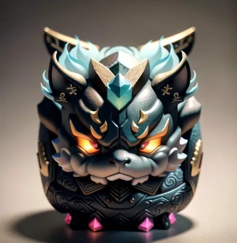 3d render, traditional dragon head on the wall, front view, keycap design, kawaii chibi, filled with bright hues and intricate Graffiti design, 3d octane render, inspired by Xuande Emperor, ((simple background)), intricate details, ultra-realistic, best quality, high-res, ultra-detailed, extremely clear, absurd res, detailed lighting,