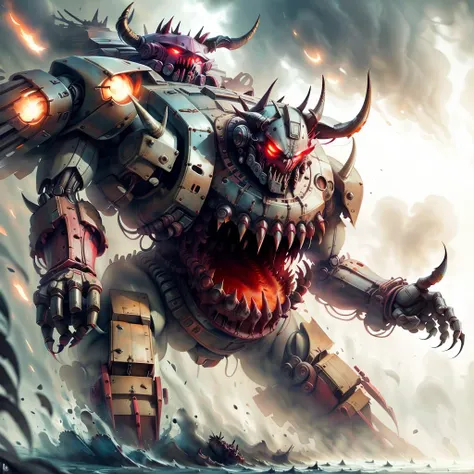 <lora:DemonMawAI:1>, DemonMawAI, battle mech