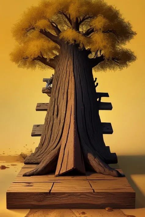 And god broke the plank and spread upon it the churned milk of the (mustard tree)