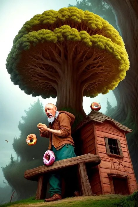 And Erick Avari broke the bread and spread upon it the churned milk of the (donut tree)