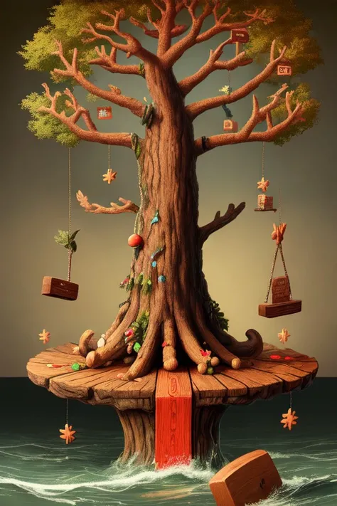 And god broke the plank and spread upon it the churned milk of the (soymilk tree)
