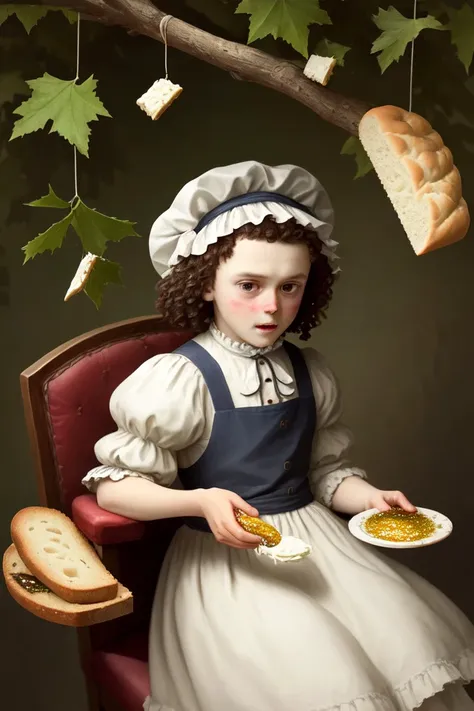 And he broke the bread and spread upon it the churned milk of the relish tree