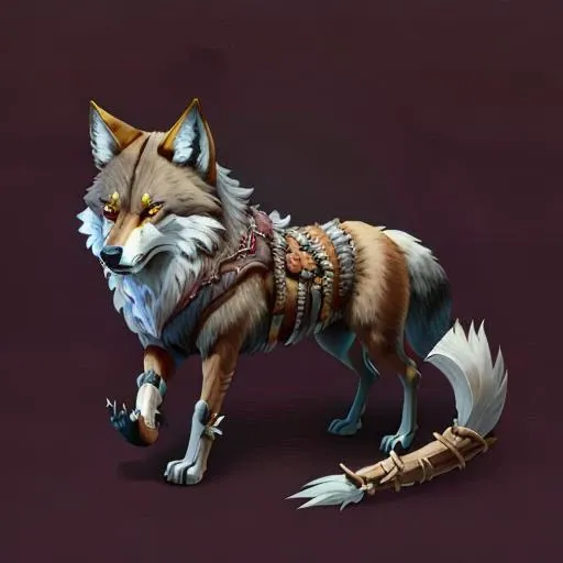 <lora:icon01_:0.85> wolf pelt, item, fantasy art