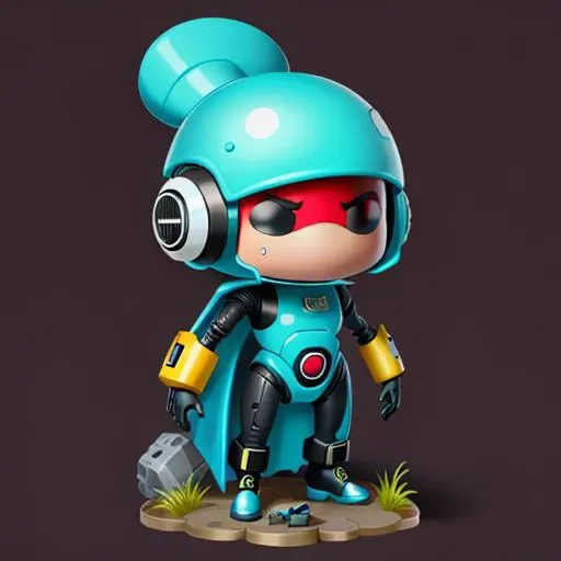 <lora:icon01_:0.75> funko pop, scifi, futuristic