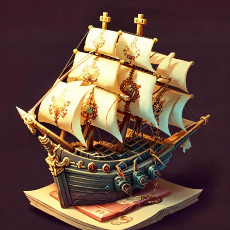 <lora:icon01_:0.7> ship, item, fantasy art