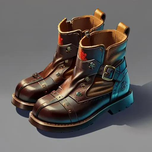 <lora:icon01_:0.7> leather boots, item, fantasy art