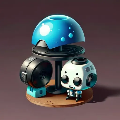 <lora:icon01_:0.75> funko pop, scifi, futuristic
