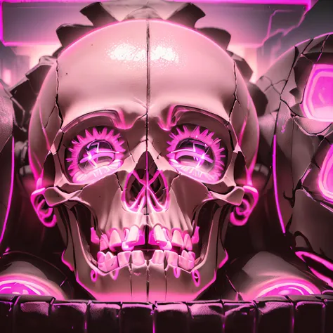 mini\(ttp\), (8k, RAW photo, best quality, Perfect detail,masterpiece:1.5),(Giant Skull city:1.5),(pink Neon colors emanate from the eyes, nose and mouth:1.5),(Transparent:0.8),(cyberpunk light:0.5),(neon:1.3),(in a miniature box:1.3),isometric, miniature, landscape on foundation,landscape,<lora:miniature_V1:0.9>