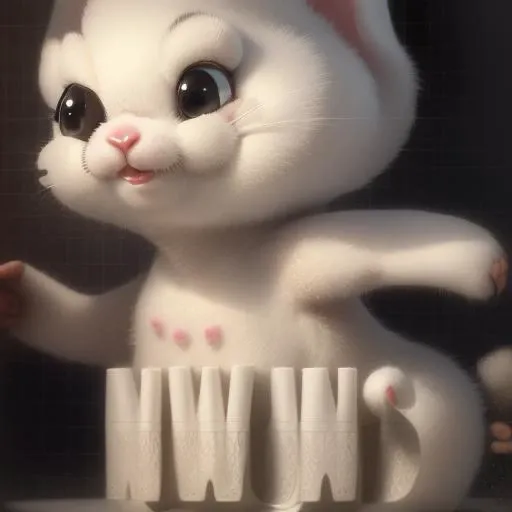 masterpiece, best quality, masterpiece, absurdres, Realistic anthropomorphic white bunny