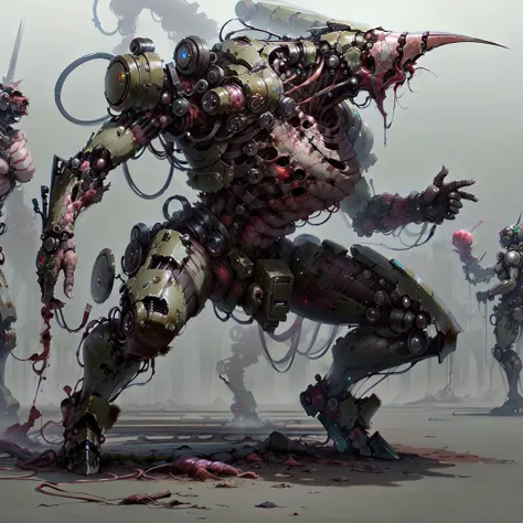 <lora:BioPunkAI:1> BioPunkAI
battle mech