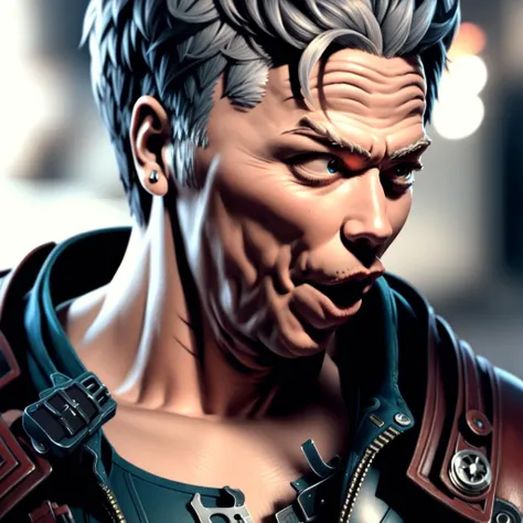 Highly detailed, High Quality, Masterpiece, beautiful, Pog, <lora:Pog:1.2>, solo, 1boy,<lora:devilMayCry5Vergil_v10:0.5> vergil(dmc5),