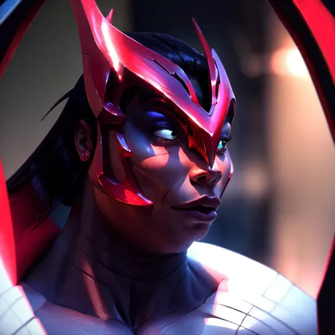 Highly detailed, High Quality, Masterpiece, beautiful, Pog, <lora:Pog:1.2>, solo, 1boy, Yone(Azakana), half-Demon, topless male, Demon mask, <lora:Yone_v1-12:0.7>