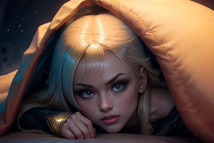 <lora:rwby_xiaolong-10:1>,<lora:pose invited-000008:1> ,1girl,under covers,Volumetric Lighting, Yellow long hair, The neon lights,vaporwave style realistic, girl look at viewer,so beutiful cute face, city on background, subsurface scattering . retro aesthetic, cyberpunk, vibrant, neon colors,, highly detailed, light depth, level light and shadow, dramatic atmospheric lighting, Volumetric Lighting, <lora:FD-DreamboothMegaBreastR8:0.2>, <lora:goodhands_Beta_Gtonero:0.2>, <lora:Hyperrealistic_mix:0.8>, <lora:breastsizeslideroffset:0.3>, <lora:asianGirlsFace_v1:0.4>, <lora:Detail Tweaker LoRA:0.2>, <lora:r1ge - AnimeRage:0.2>,1girl,4k,8k,<lora:rwby_xiaolong-10:1>,Yellow long hair,feet,