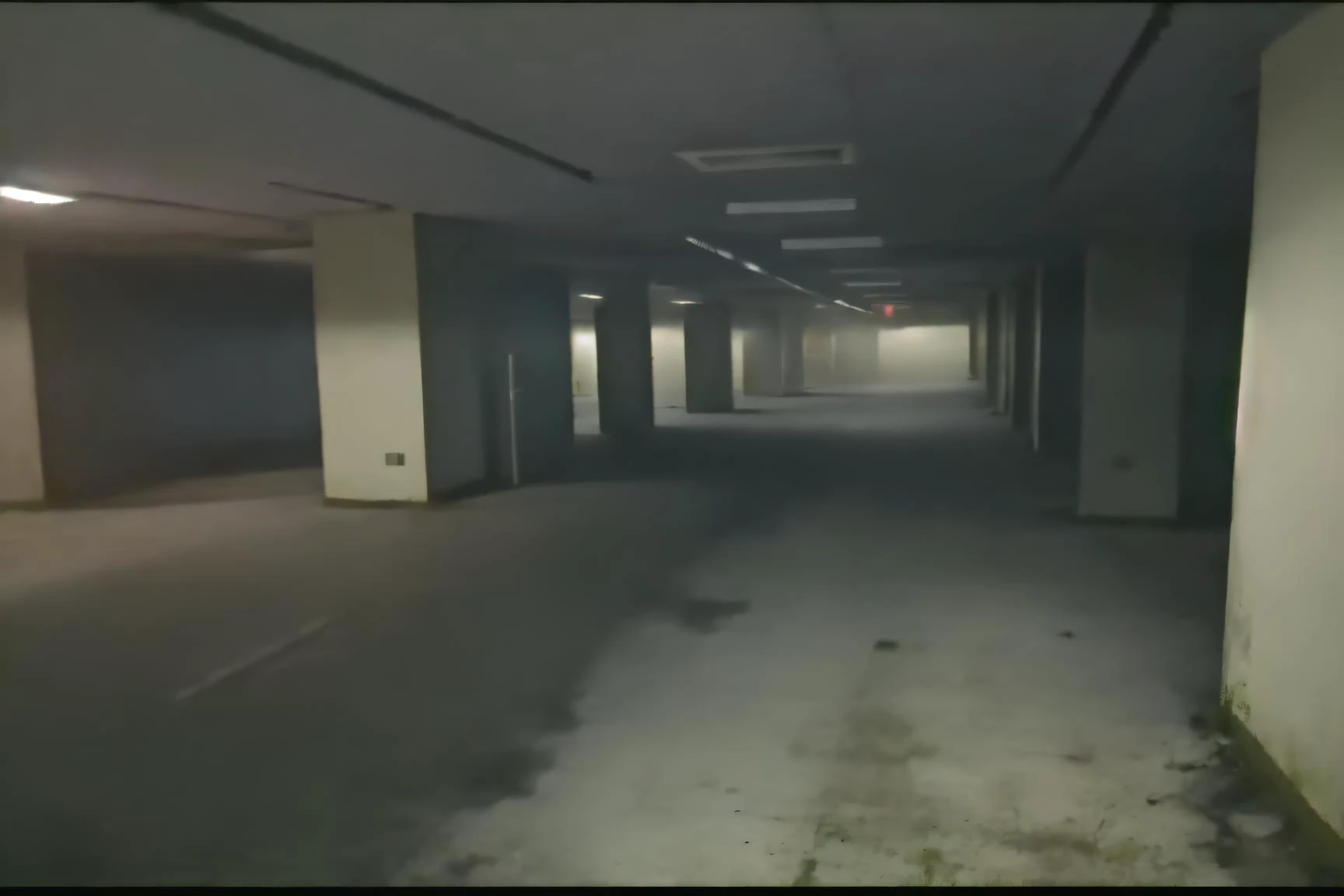 masterpiece, best quality, 4k, landscape, no humans, found footage, Security footage, backroom, liminal space, <lora:D1s-Backroom:1>, level-4, Abandoned Office, interior
, Wide shot, <lora:vhs_party:0.55>, silent hill style, <lora:SilentHillStyle:0.425>,