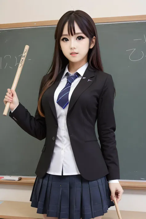 Masterpiece, best quality, 1girl,
<lora:kwFemaleBeta92_SDXL_v1:1>, waifu,
teacher,classroom,blackboard,stick