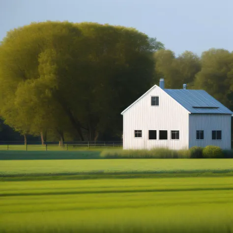 a house in a farm land, <lora:add_detail:1.0>