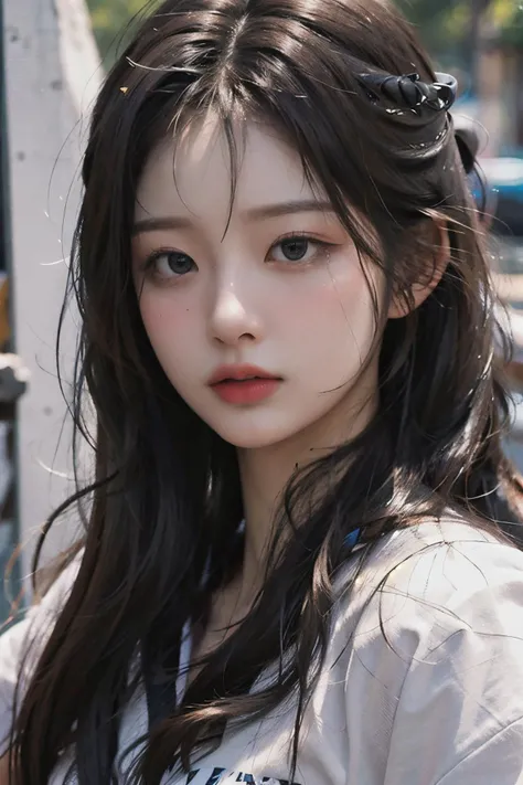 Best quality, masterpiece, ultra high res, (photorealistic:1.4), raw photo, 1girl, longblack hair, makeup