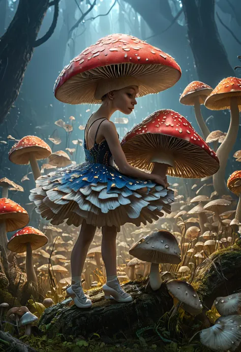 <lora:artfullyDANCELEMENTS_SDXL_V1:1>,artln,dancer,
mushroom, masterpiece, uhd, 8k, intricately detailed, photograph