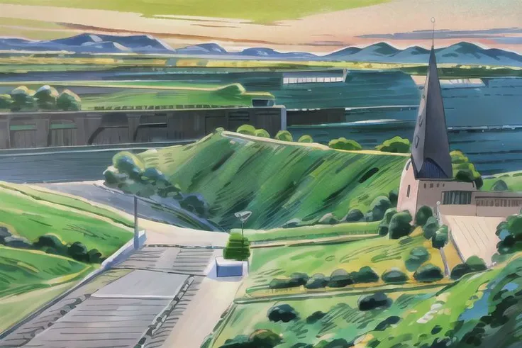 (Best quality, absurdres, high quality, high detail, 8k), (anime screencap), (no humans), Pokemovies,
scenicroad, coastline, hills, cliffs