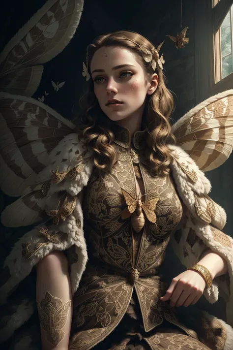 moth, <lora:Moth-Fashion-v1:1>, A forbidden castle high up in the mountains, pixel art, (intricate details:1.12), hdr, (intricate details, hyperdetailed:1.15), (natural skin texture, hyperrealism, soft light, sharp:1.2), game art, key visual, surreal