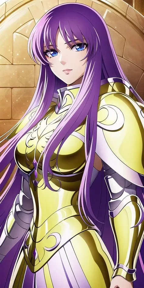 <lora:Kido_SaoriV3:0.7>, Kido_Saori, standing, solo, large_breasts, athenaCloth_armor,, masterpiece, best quality, detailed face, detailed eyes, highres,