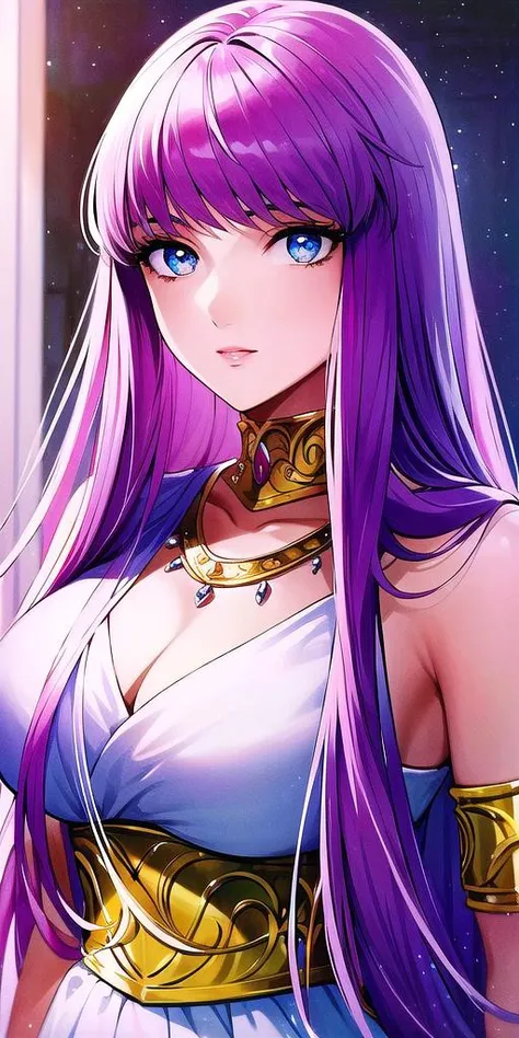 <lora:Kido_SaoriV3:0.7>, kido_saori, standing, solo, large_breasts, saori_sleeveless_white_dress, saori_accessories, masterpiece, best quality, detailed face, detailed eyes, highres,