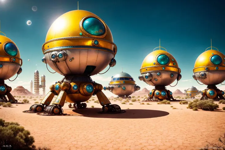 Lunar glass dome for robot repairs and upgrades on the desert habitat(AtomPunkStyleSD15:1.0) (masterpiece:1.5) (painting:1.1) (best quality) (detailed) (intricate) (8k) (HDR) (wallpaper) (cinematic lighting) (sharp focus)