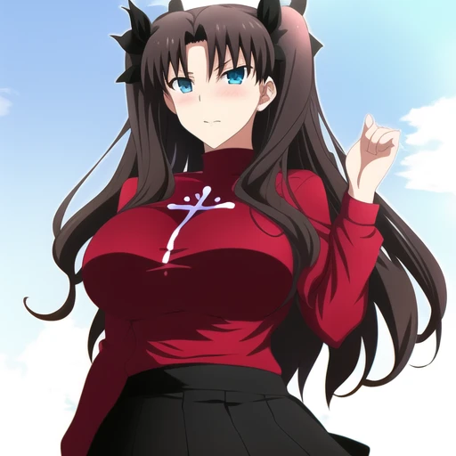 <lora:tohsaka_rin_alt:0.55> tohsaka_rin_alt, big_breasts, standing