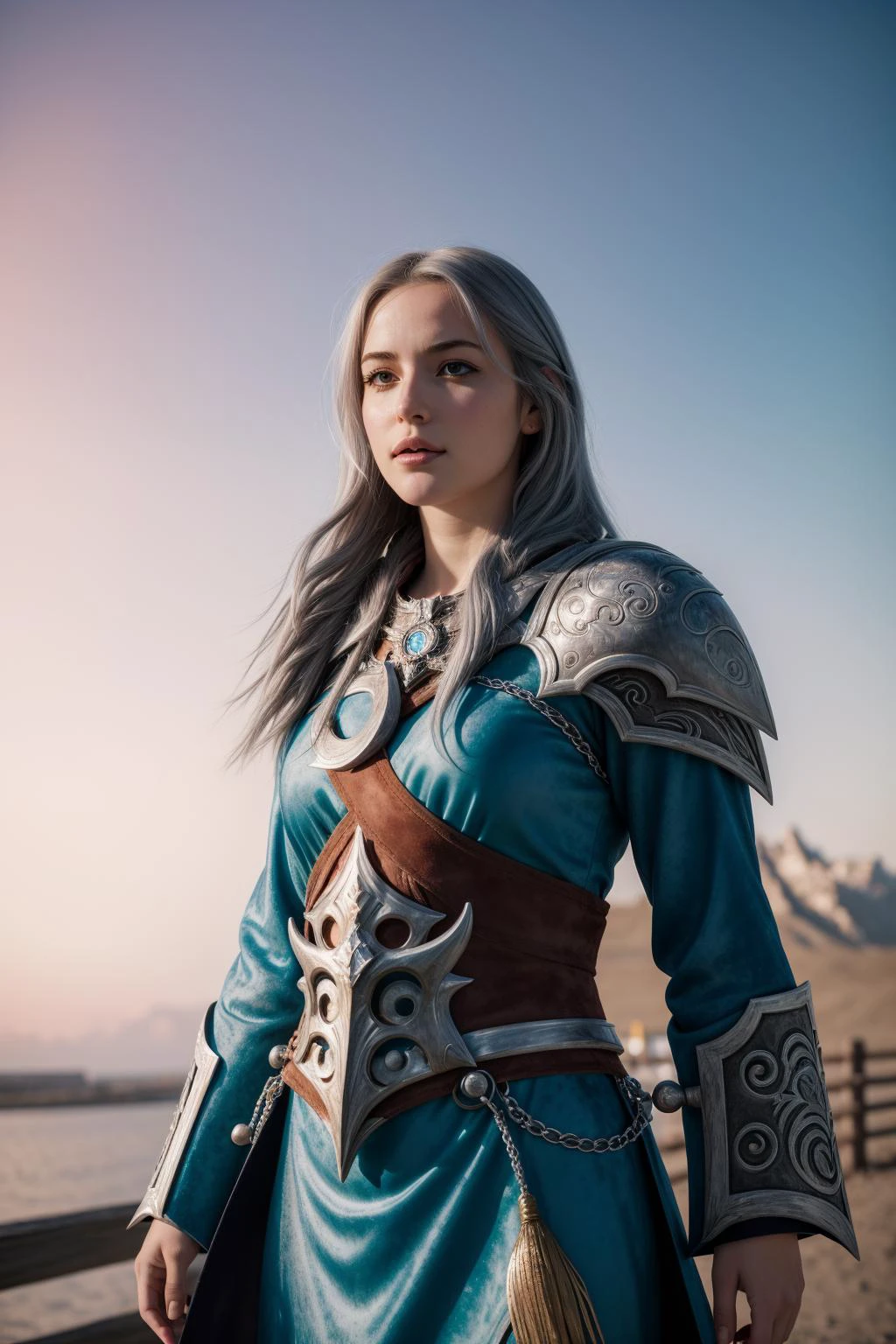 1girl, [ (by Niyazi Selimoglu:1.1) and (Pablo Amaringo:1.3) :6], vibrant art, 8k Raw digital photo, colorful Scrimshaw of a behance, lowborn Glad thicc Gaelic (Female Lich king:1.3) , elegant, she has Silver hair, from inside of a Artistic St. Petersburg, deep red nature and Celestial equator in background, Hazy conditions, Panorama, Graphic novel, Wonder, Dreamcore, cinematic lighting, Cinematic, Nikon d3300, Selective focus, Pastel Colors, Swirling Suede, moody, photo-realistic face, pale skin, lots of details, wallpaper