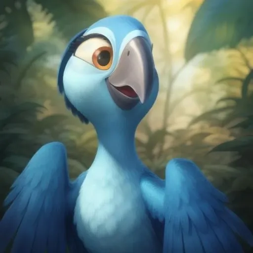<lora:Bia Rio V1:0.7> Bia, mastepriece, sfw, best quality, macaw, blue macaw, beak, female,