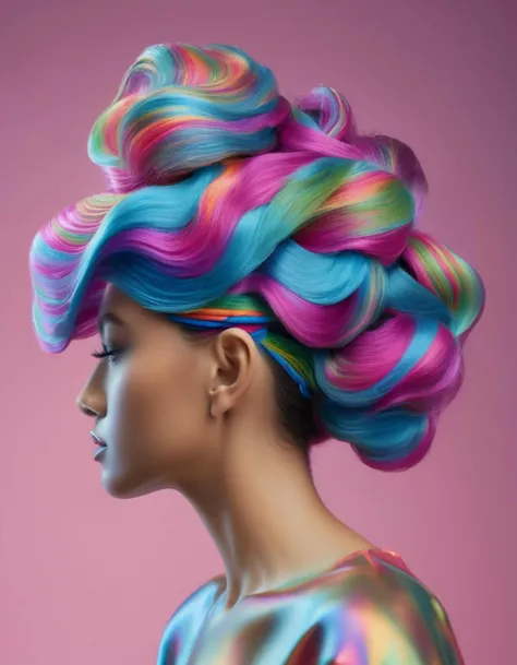 (modern art, masterpiece, best quality, hyper realistic, raw photo, ultra detailed, extremely detailed, intricately detailed), (photorealistic:1.4), fashion photography of a stunningly beautiful women, (crazy alternate hairstyle:1.4), a unique form reminiscent of something from a sci-fi movie, <lora:hair_style:0.95>, beautiful and breathtaking hairstyle, pinterest hairstyles, hairstyle inspired by Anas Asghar and Miyake Issey, shampoo, blunt ends, brush cut hair, highlights, stunning intricate full color, (intricate detailed hair:1.4), kaleidoscope, irresistibly tempting, understated appeal, striking juxtapositions, evocative hues, vivid illumination, creative refinement, striking juxtapositions, evocative hues, captivating coloration, pure, Innocent, aesthetic, romanticism, fairy, idol, beautiful detailed face, small face, artistic, perfect anatomy, goddess, calm, composed, like a cat, highly detailed Striped shirt, high waisted shorts, and espadrilles. designed by Matthew Williamson and Kim Jones and Danny Roberts, layered, textural, face focus, depth of field, symmetrical, golden ratio, 8k resolution, octane render, extremely high-resolution details, realism pushed to extreme, fine texture, incredibly lifelike, (soft window natural lighting:1.4), dynamic angle, film grain, FujiFilm XT4, taken by Priya Ramrakha, wakame,