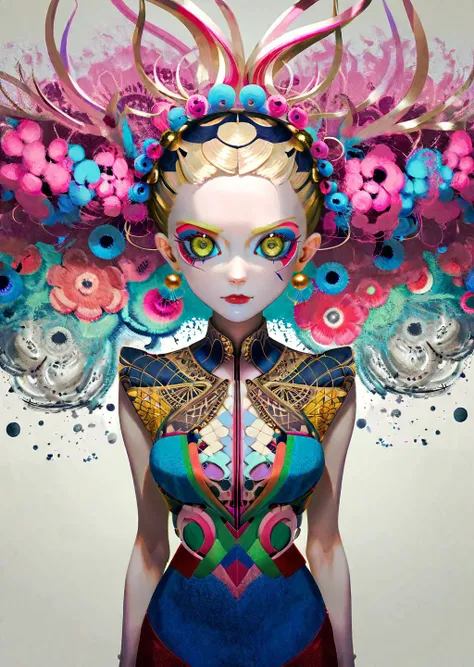 best quality, high quality, masterpiece, intricately detailed, UHD, impasto,
break
fashion photography of a stunningly beautiful women, (crazy alternate hairstyle:1.4), a unique form reminiscent of something from a sci-fi movie, <lora:hair_style:1.0>, beautiful and breathtaking hairstyle, pinterest hairstyles, hairstyle inspired by Manish Arora and Gucci Westman, bold, pointy hair, cone hair bun, split-color hair, stunning intricate full color, (intricate detailed hair:1.4), kaleidoscope, irresistibly tempting, understated appeal, striking juxtapositions, evocative hues, vivid illumination, creative refinement, striking juxtapositions, evocative hues, captivating coloration, pure, Innocent, aesthetic, romanticism, fairy, idol, beautiful detailed face, small face, artistic, perfect anatomy, goddess, calm, composed, like a cat,
break
highly detailed Maxi skirt, tank top, and slides. designed by Amir Zand and Al Capp, layered, textural,
break
face focus, depth of field, symmetrical, golden ratio, 8k resolution, octane render, extremely high-resolution details, realism pushed to extreme, fine texture, incredibly lifelike, (soft window natural lighting:1.4), dynamic angle, film grain, FujiFilm XT4, taken by Henri Cartier-Bresson, <lora:xl_more_art-full_v1:1>,
