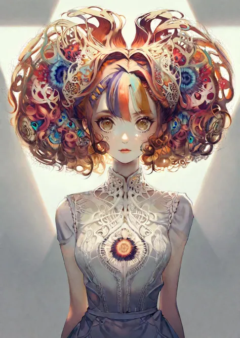 best quality, high quality, masterpiece, intricately detailed, UHD, impasto,
break
fashion photography of a stunningly beautiful women, nubile, (crazy alternate hairstyle:1.4), a unique form reminiscent of something from a sci-fi movie, <lora:hair_style:1.0>, beautiful and breathtaking hairstyle, pinterest hairstyles, hairstyle inspired by Nicolas Ghesquière and  Eva Rorandelli and Mamoru Oshii, black braids, Liquid Hair, pointy hair, pixie cut, multicolored hair, stunning intricate full color, (intricate detailed hair:1.4), kaleidoscope, irresistibly tempting, understated appeal, striking juxtapositions, evocative hues, vivid illumination, creative refinement, striking juxtapositions, evocative hues, captivating coloration, pure, Innocent, aesthetic, romanticism, fairy, idol, kawaii, beautiful detailed face, small face, artistic, perfect anatomy, goddess, calm, composed, like a cat, highly detailed Wide leg pants, fitted top, and block heels. designed by Grace Popp and Todd Schorr, layered, textural, fractal art, Wild,
break
face focus, depth of field, symmetrical, golden ratio, 8k resolution, octane render, extremely high-resolution details, realism pushed to extreme, fine texture, incredibly lifelike, (soft window natural lighting:1.4), dynamic angle, film grain, FujiFilm XT4, taken by Massimo Vitali,  <lora:xl_more_art-full_v1:1>,