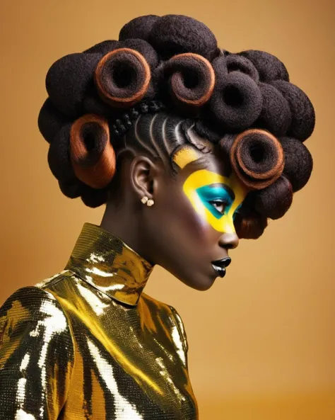 (masterpiece, best quality, hyper realistic, raw photo, ultra detailed, extremely detailed, intricately detailed), (photorealistic:1.4), fashion photography of a stunningly beautiful women, stunning intricate full color, beautiful and breathtaking hairstyle, (intricate detailed hair:1.4), crazy alternate hairstyle, hairstyle inspired by Alvin Langdon Coburn and Peter Morrissey, <lora:hair_style:0.9>, triple bun hair, short hair, wet hair, wavy hair, black hair, highlights, pure, Innocent, aesthetic, romanticism, fairy, idol, beautiful detailed face, like a cat, small face, artistic, perfect anatomy, goddess, calm, composed, highly detailed Printed pants, solid color top, and sandals. designed by Matthew Williamson and Marc Jacobs and Paulus Potter, layered, textural, face focus, depth of field, symmetrical, golden ratio, 8k resolution, octane render, extremely high-resolution details, realism pushed to extreme, fine texture, incredibly lifelike, (soft window natural lighting:1.4), dynamic angle, film grain, FujiFilm XT4, taken by Nereo Lpez,