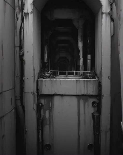 score_9, score_8_up, score_7_up, score_6_up, score_5_up, <lora:Blame_pony:0.6> blame, comic, dark, greyscale, industrial pipe, brutalism, brutalist architecture,
,
masterpiece,
BREAK score_9, score_8_up, score_7_up, score_6_up, score_5_up, <lora:Blame_pony:0.6> blame, comic, dark, greyscale, industrial pipe, brutalism, brutalist architecture,
,
1girl, solo, realistic, large breasts, looking at viewer, Mohawk, yoga, cross-body stretch, (Vintage Suit),
BREAK score_9, score_8_up, score_7_up, score_6_up, score_5_up, <lora:Blame_pony:0.6> blame, comic, dark, greyscale, industrial pipe, brutalism, brutalist architecture,
,
best quality,