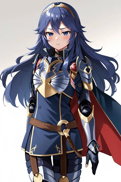 (masterpiece, best quality), intricate details,
1girl, <lora:lucina-nvwls-v1:0.8> brvLucy, tiara, cape, full armor, breastplate, gauntlets, armored legwear,
<lora:sensualface_type3:1>