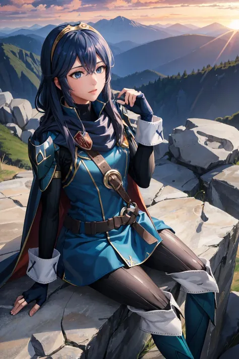 Highest quality,Highest Resolution,(((Shiny clothes)))　Fire Emblem Awakening　Lucina　Dark Forest