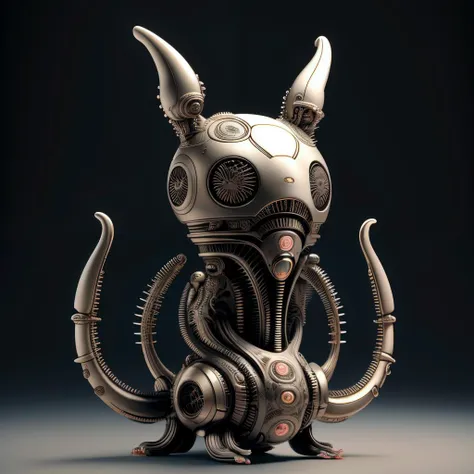 pikachu as bionic cyborg, art by hr giger, highly detailed, realistic style, , <hrgiger-drmacabre>, art by hr giger,, <3d-female-cyborgs>