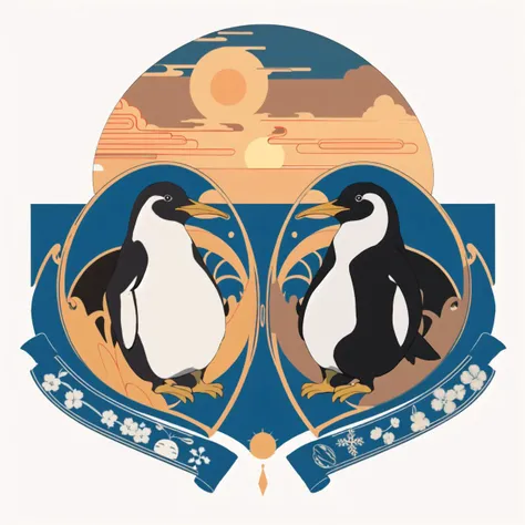 <lora:Armorial-14:0.5> blazon,
emblem, (white_background:1.3), (simple_background:1.3), (flat_color:1.3), (no_humans:1.3), (symmetry:1.2),
penguin, desert, umbrella, jumping, sun, sunlight, shadow, body_fur, egg, horizon, blue_sky, sand, (abstract:0.8), (logo:1.2), (trademark:1.2),
<lora:add_detail:-0.85>, (masterpiece:1.3), (best_quality:1.3), (ultra_detailed:1.3), 8k, extremely_clear, realism, (ultrarealistic:1.3),