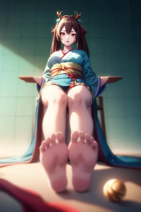 onmyoji,HDR,UHD,8K,best quality,highres,absurdres,blue kimono,ribbon,upper body,
1girl,solo,brown eyes,brown hair,red lips,very long hair,<lora:é¿ç¦»1:0.8>,brown twintails girl \(mdf an\),<lora:add_detail:0.5>,