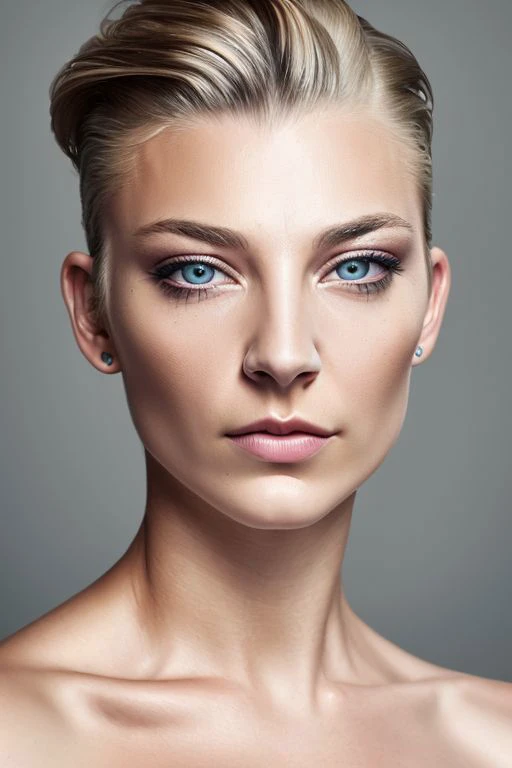 full color portrait of sks woman, (oiled shiny skin:1.0), undercut hair,
masterpiece, best quality, sharp focus, highres 8k uhd, ultra-detailed, rim light, (grey background:1.0),
 <lora:CR-NatalieDormer_v10-malcolmrey:1>