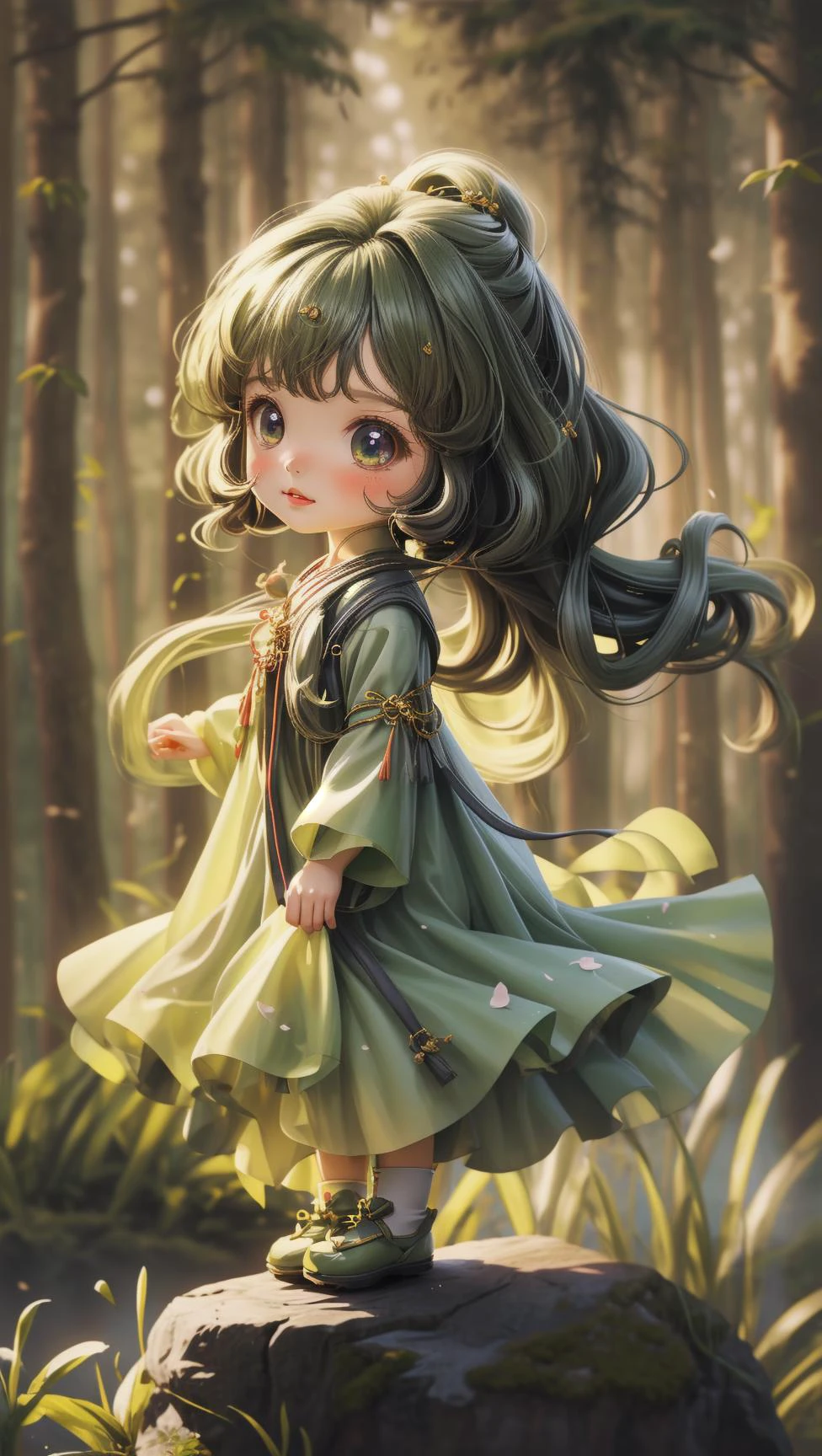 1girl,perm,(floating hair),
slg,forest,depth of field,chibi, grass,
<lora:slg_v11:0.7> <lora:Guofeng blindbox_20230706102852:0.8>